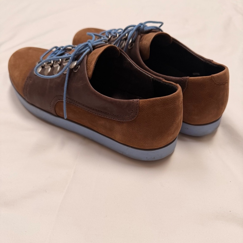 Camper Beluga Hydrobuck Two Tone Brown/Blue Women’s Shoes Size 6.5-7 EU 37 - Picture 6 of 9